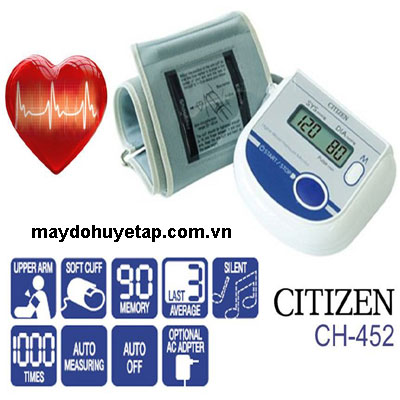 máy đo huyết áp Citizen  CH-452