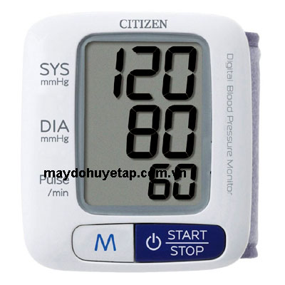 máy đo huyết áp cổ tay Citizen CH-650