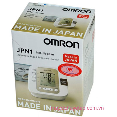 Vỏ hộp của máy đo huyết áp Omron JPN1