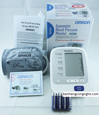 máy đo huyết áp Omron Hem 7121