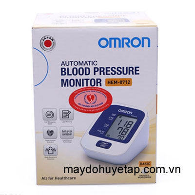 hộp đựng máy đo huyết áp bắp tay Omron Hem 8712